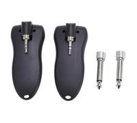 FILFEEL per Chitarra Ricevitore Trasmettitore da 2,4 GHz per Chitarra Elettrica e Basso - Bassa Latenza 10 Ms, 48 kHz/24 Bit, 30 M, Doppio 6,35 Mm/3,5 Mm, Batteria Ricaricabile da 8 Ore