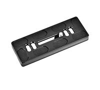 FILFEEL Piastra a Sgancio Rapido Compatibile per Testa del Treppiede - Supporto per Fotocamera in Lega con Vite Manuale (PU100)