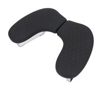 FILFEEL Poggiabraccio per Unghie Poggiamano per Unghie Supporto per Tecnologia a Forma di U Cuscino Ergonomico per Manicure Staccabile Pieghevole con Materiale Morbido in PU per Viaggi a (BLACK)