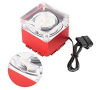 FILFEEL Pompa di Raffreddamento per Computer Ad Alte Prestazioni da 3.000 Giri/min con Portata Integrata, 800 L/ora, Prevalenza da 3,5 Metri per un'efficiente Dissipazione del Calore del PC (rosso)