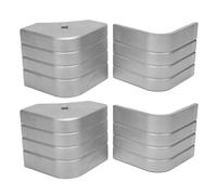 FILFEEL Pronton Corner Caps, 4pcs Boat Caps Guards Guards Guards Alluminio Compatibile con Angoli Arrotondati a 90 °