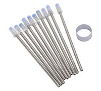 FILFEEL Ricariche per Penna a Sfera D1 10 Pezzi Ultra Fine 0,5 Mm Punta Sostituibile a Base di Olio per Penne Elettromagnetiche Compatibili con le Penne Multifunzione Tech3 Tech4