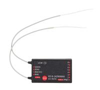 FILFEEL Ricevitore Bidirezionale FS SR8 da 2,4 GHz a 8 con Doppia Antenna per Elicotteri RC, Auto, Barche e Veicoli di Ingegneria