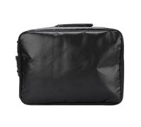 FILFEEL Scatola Portadocumenti Ignifuga - Borsa Portadocumenti con Serratura a Combinazione a 3 Cifre, Tracolla e Rete per Passaporti, Certificati, Atti, Laptop - 37x27x11 Cm