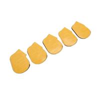 FILFEEL Set Copri Mazze in PU - 10 Copricapo Magnetici Protettivi per Ferri, Copri-testa Gialli con Forte Adesione, Design Antigraffio