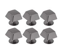FILFEEL Set Rivetti Trapezoidali in Pelle da 10 Mm - Rivetti Decorativi a Testa Piatta con Vite in Lega di Zinco per Borse, Abbigliamento, Scarpe - 30 Set con Viti Incrociate da 6 Mm (GRAY)
