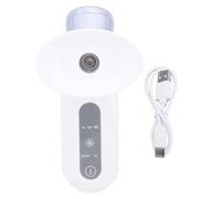 FILFEEL Spruzzatore Elettrico per Occhi, Nebulizzatore Portatile per Occhi con Funzione di Spruzzo Caldo per la Cura degli e L'idratazione del Viso, Copertura a 360 Gradi, Nebbia (WHITE)