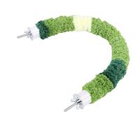 FILFEEL Supporto a Forma di U - Palo Persico per Uccelli in Pile Lavorato a Mano per Calopsitte e Piccoli Pappagalli, Design Ergonomico a U con Isolamento Termico, Soluzione di Posatoio Stabile o da