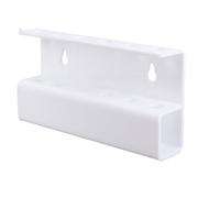 FILFEEL Supporto in Acrilico per Montaggio a Parete, Espositore per Puntale in Acciaio e Punta Morbida - Finitura Opaca Decorazione Moderna per Sala Giochi - Contiene 6 con Punta (White)