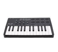 FILFEEL Tastiera Controller MIDI Portatile a 25 Tasti con 8 Pad RGB, 8 Manopole Assegnabili e Touch Strip Capacitivi - e Compatibile per Live, FL Studio, Logic Pro X, MacOS
