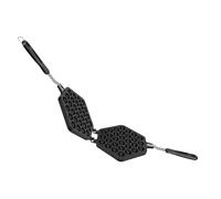 FILFEEL Teglia per Waffle a - Macchina per Waffle per Uova su Due Lati con Rivestimento Antiaderente in PFOA, Manici Ergonomici a Caldo, Struttura in Alluminio Pressofuso per Uso Domestico e