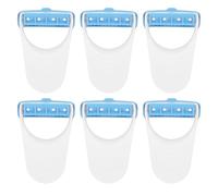 FILFEEL Tosatrici per Usa e Getta 6 Pezzi, Piccoli Strumenti Portatili Leggeri per la Toelettatura degli Animali Domestici con Copertura Protettiva, per e Altri Animali (BLUE)