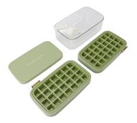 FILFEEL Vassoi per Ghiaccio Stampo per Alimenti a Doppio Strato con Design Ribaltabile per Cubetti di Ghiaccio Fatti in Casa Verde (GREEN)