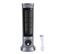 FILFEEL Ventilatore a Torre Senza Lama - Ventilatore da Terra Ricaricabile Ultra Silenzioso da 30 DB con Base Staccabile per Uso Verticale/orizzontale, Circolatore Portatile Alimentato per Campeggio