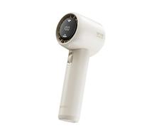 FILFEEL Ventilatore Sospeso Al Collo Ventilatore Elettrico Portatile Ventola di Raffreddamento Ricaricabile con 3 Impostazioni di velocità Tavolo Leggero per Uso Esterno Portatile Alimentato (WHITE)