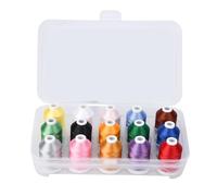 Fili da ricamo, Fili da ricamo ester 6 Opzioni Set 15 bobine multicolori