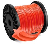 fili decespugliatore, nylon, filo direc, taglio, robusto, 2,4 mm, 100 metri