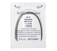 Fili dell'arco dentale ortodontico super elastico Niti rettangolare ovoidale