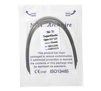 Fili dell'arco dentale ortodontico super elastico Niti rettangolare ovoidale