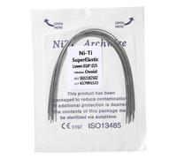 Fili dell'arco dentale ortodontico super elastico Niti rettangolare ovoidale