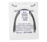 Fili dell'arco dentale ortodontico super elastico Niti rettangolare ovoidale