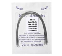 Fili dell'arco dentale ortodontico super elastico Niti rettangolare ovoidale