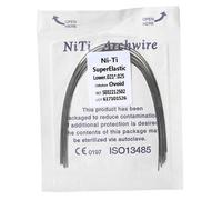 Fili dell'arco dentale ortodontico super elastico Niti rettangolare ovoidale