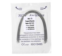 Fili dell'arco dentale ortodontico super elastico Niti rettangolare ovoidale