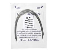 Fili dell'arco dentale ortodontico super elastico Niti rettangolare ovoidale