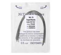 Fili dell'arco dentale ortodontico super elastico Niti rettangolare ovoidale