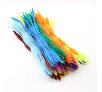 Fili Di Ciniglia 100 pezzi onda peluche fai da te bastoncini di ciniglia colorati scovolini for bambini forniture educative fatte a mano accessori materiale puzzle