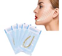 Fili di seta al collagene lifting per rassodare la pelle, siero proteico attivo, lifting del viso, lifting contorni, idratante, sbiancante linee sottili, 60 pezzi