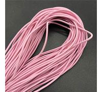 Fili e cordoncini per perline, 5 iarde, 2 mm, corda elastica rotonda ad alta elasticità, cucito fai da te, accessori artigianali, 1 pezzo(Pink)