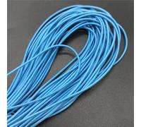 Fili e cordoncini per perline, 5 iarde, 2 mm, corda elastica rotonda ad alta elasticità, cucito fai da te, accessori artigianali, 1 pezzo(Lake Blue)