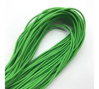 Fili e cordoncini per perline, 5 iarde, 2 mm, corda elastica rotonda ad alta elasticità, cucito fai da te, accessori artigianali, 1 pezzo(Green)