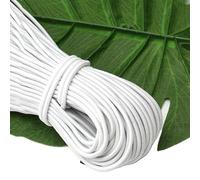 Fili e cordoncini per perline, Corda elastica da 1 mm a 15 for cucito fai te, accessori for corde elastiche in gomma, pezzo(White 15mm,5M)
