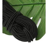 Fili e cordoncini per perline, Corda elastica da 1 mm a 15 for cucito fai te, accessori for corde elastiche in gomma, pezzo(Black 12mm,1M)