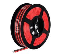 Fili elettrici -22AWG 0,35mm² 10m 2 Core Cavo Elettrico filo di rame stagnato per Strisce LED monocromatiche/apparecchi LED