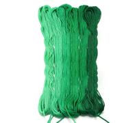 fili/lotto di filo da ricamo in cotone con punti simili, matasse per cucire, per realizzare un set di stoffa da cucire fai da te - Verde01