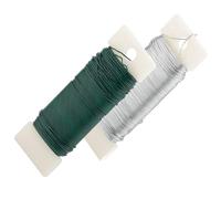 Fili per Avvolgere Fiori,2 PCS Filo Floreale Verde Filo per Fioristi Filo Floreale di Alta Qualità Filo Floreale Fili per Steli Floreali per Modellismo di Gioielli, Scultura e Lavori Creativi
