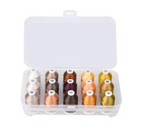 Fili per punto croce, Fili da ricamo ester 6 Opzioni Set 15 bobine multicolori