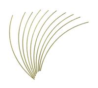 Fili per Tasti Chitarra in Ottone 10 Pezzi, 200mm, Oro | Riparazioni e Costruzioni, Superficie Liscia senza Spigoli Vivi, Installazione Semplice, Leggero