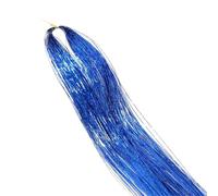 Fili Scintillanti Capelli 1 Pz Sparkle Capelli Lucidi Tinsel Estensioni Dei Abbaglia Le Donne Hippie for Intrecciare Copricapo Strumenti for I Lungo 100 cm(Color 1)