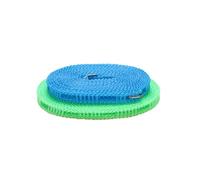 Fili Stendibiancheria 2 Pezzi Stendibiancheria in Nylon Antivento Stendibiancheria Portatile Stendibiancheria Antiscivolo per Casa e Campeggio (Blu 5m, Verde 10m)