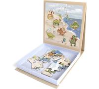 FILIBABBA Magnetic Game Dino Beach Puzzle lavagna magnetica 1 pz