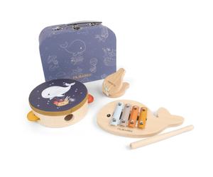 FILIBABBA Play Set My First Wooden Toy Instruments sonaglio per bambini 3 pz