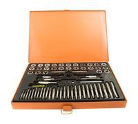 FILIERA 60 PZ MASCHI E FEMMINE PER FILETTATURA FILETTARE FERRO SET IN VALIGETTA