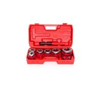 FILIERA FILIERE PER TUBI IDRAULICI COMPLETA SET 7pz 1/4″ 3/8″ 1/2″ 3/4″ 1″ 1-1/4