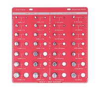 Filiera per filettatura contafiletti in lega di alluminio 20x20cm - controllo rapido e preciso filetti, compatta e leggera, ideale per officina e fai - da - te