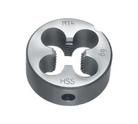 FILIERA TONDA IN ACCIAIO HSS DESTRA FILETTO METRICO PASSO GROSSO